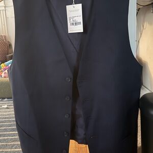 Men's Navy Vest - M